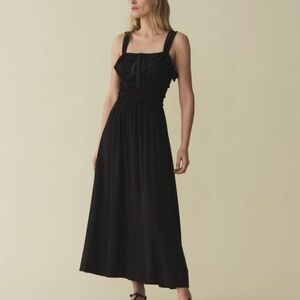 DÔEN CAROLYNN DRESS BLACK - SIZE L - NWT